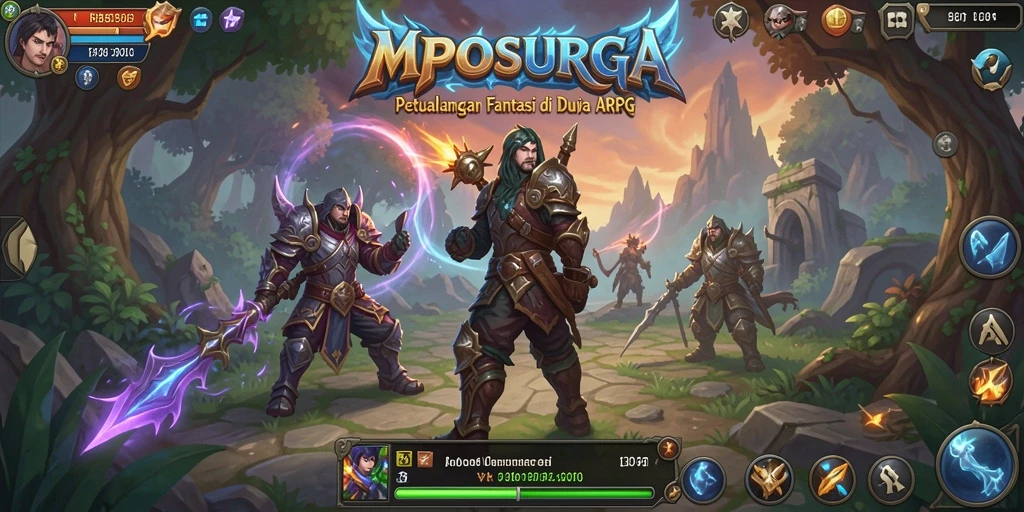 Tampilan gameplay MPOSURGA yang memukau di dunia ARPG.