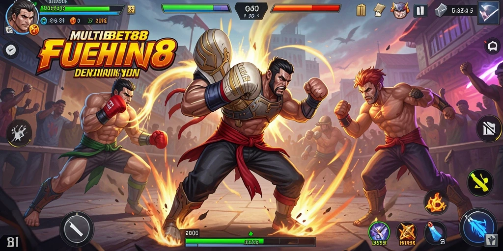 Tampilan seru dari Gameplay Fighting MULTIBET88.