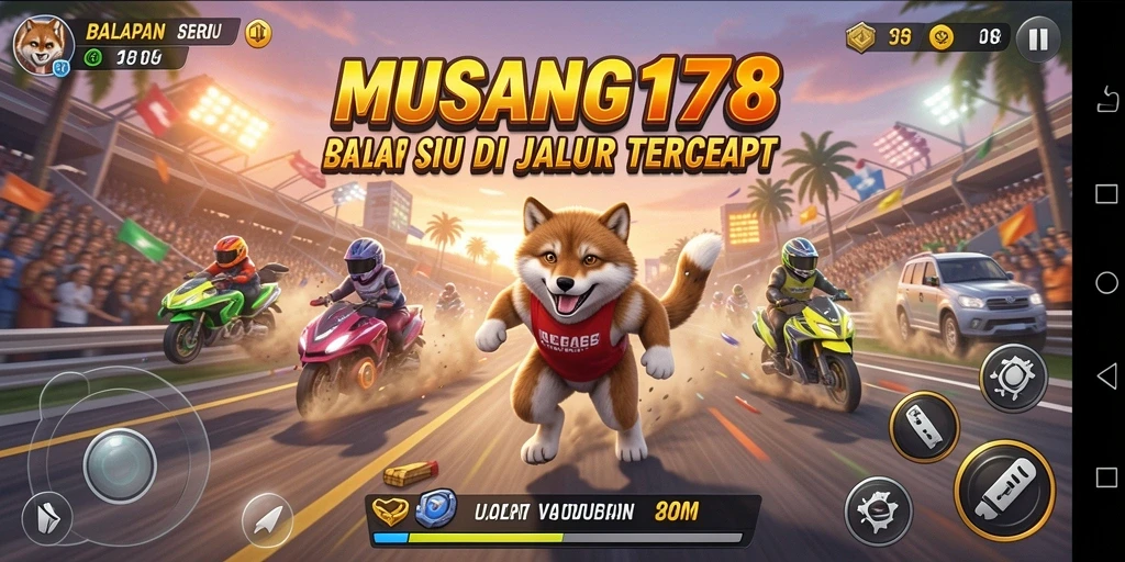 Gameplay seru dan mendebarkan di MUSANG178.