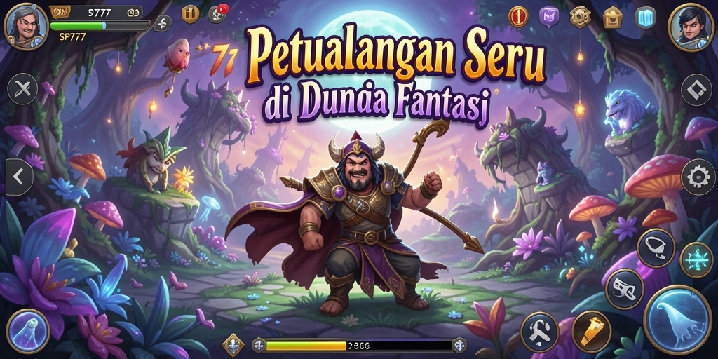 Tangkapan layar SP777 menampilkan karakter dalam aksi petualangan seru.