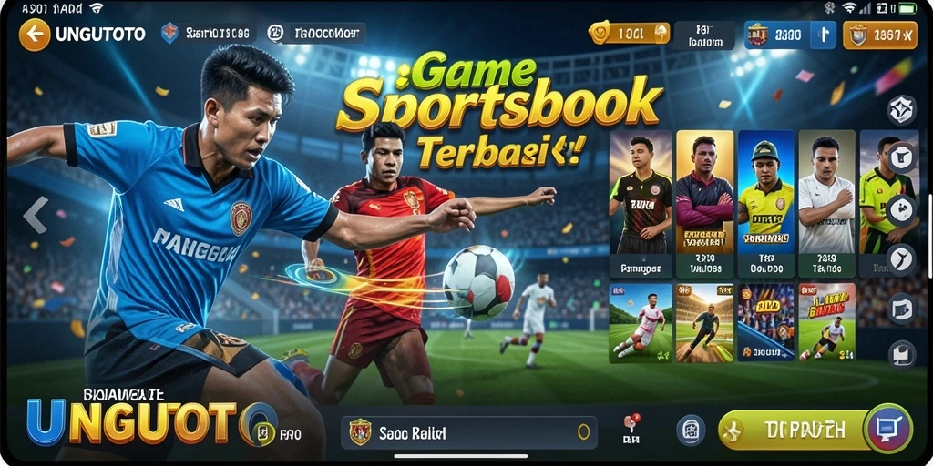 Tampilan gameplay menarik dari UNGUTOTO yang menampilkan banyak pilihan taruhan.